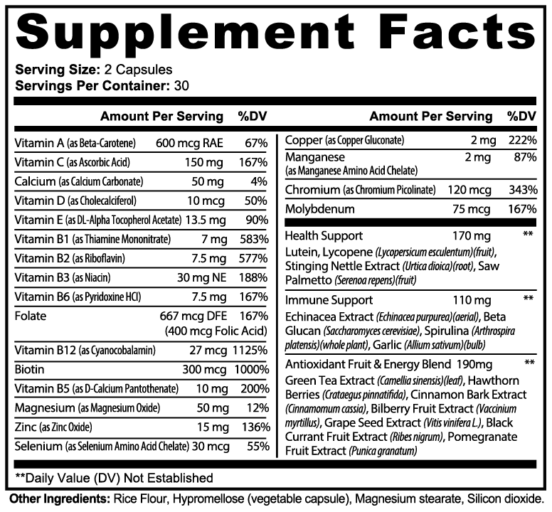 Omni Complete Multivitamin