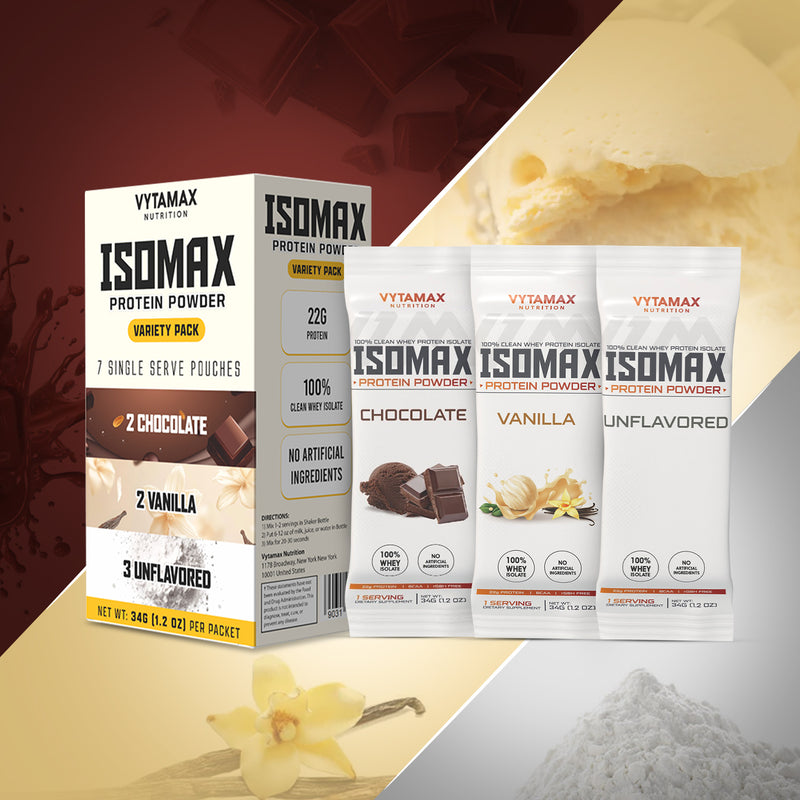 Variety Pack: Isomax Whey Protein Isolate(7 servings)