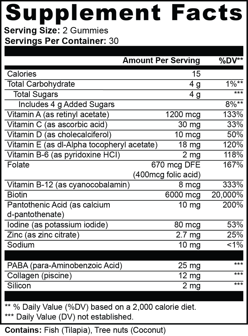 Hair, Skin & Nails Gummies