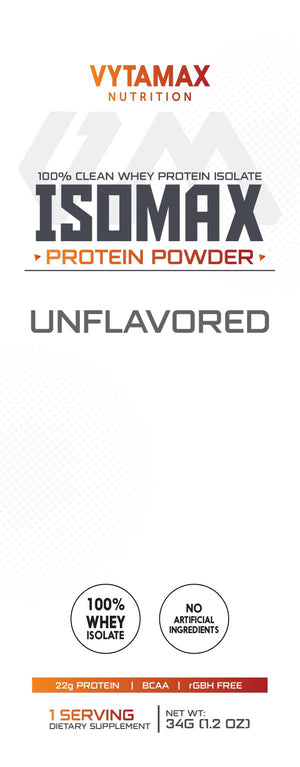 Variety Pack: Isomax Whey Protein Isolate(7 servings)